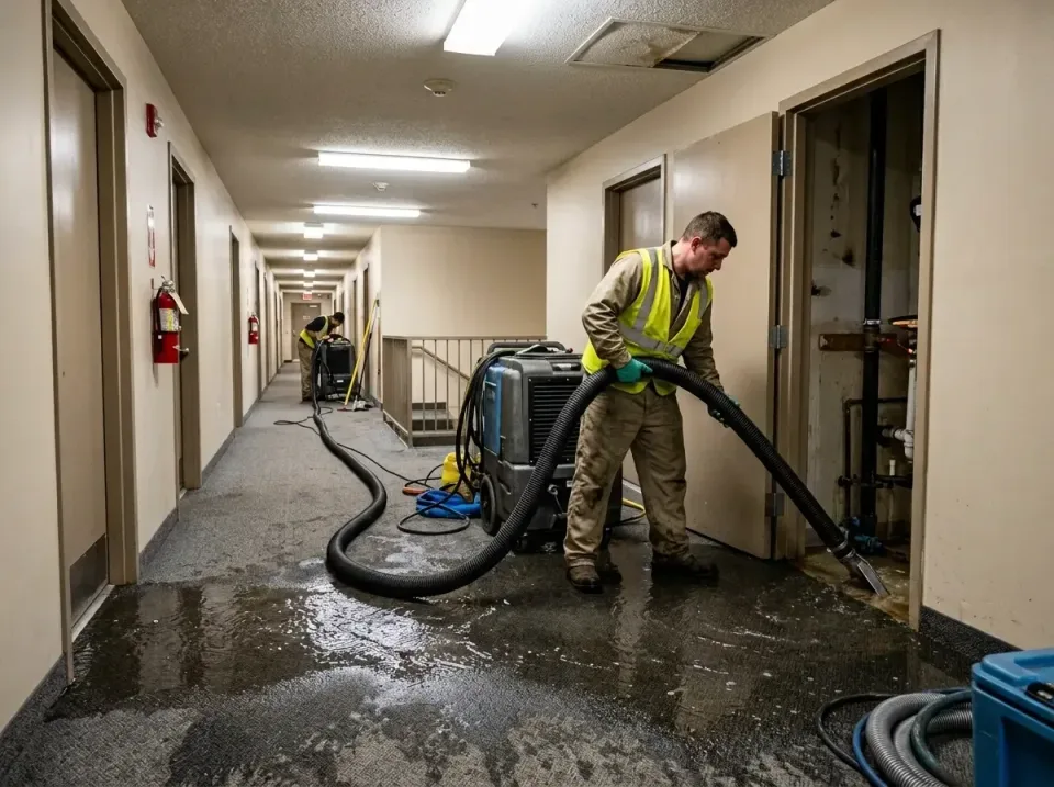 multi-unit-apartment-hallway-f-005 — frequently asked questions, Emergency Burst Pipe Water Extraction & Removal in Hunterto…